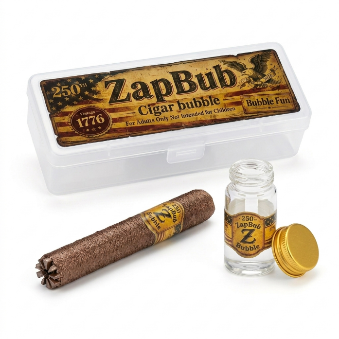 Novelty Cigar Bubble Toy, Bubble Pop Fidget Cigar Box,Bubble Maker for Stress & Anxiety Relief, prank gifts for adults, Fun Party Gift for Men Women #SummerVibes