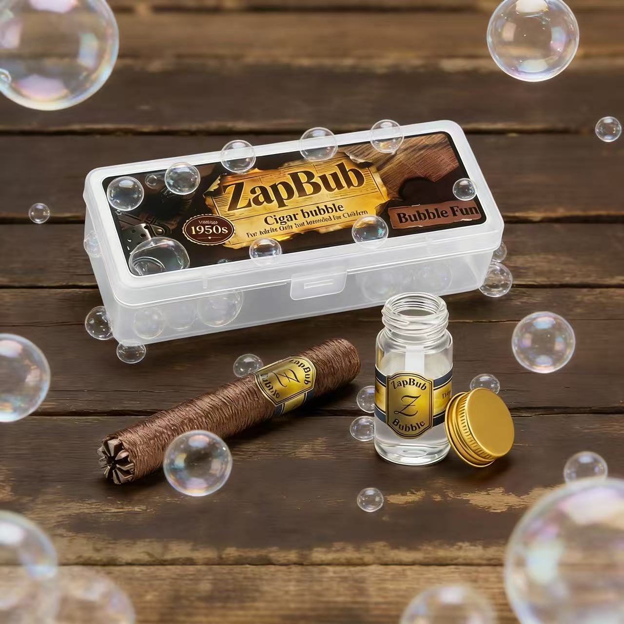 Novelty Cigar Bubble Toy, Bubble Pop Fidget Cigar Box,Bubble Maker for Stress & Anxiety Relief, prank gifts for adults, Fun Party Gift for Men Women #SummerVibes